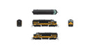 BLI 7721 EMD F3 AB, SLSF 5000/5100, Black & Yellow, A-unit Paragon4 Sound/DC/DCC, Unpowered B, N