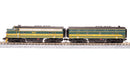 BLI 7723 EMD F3 AB, MEC 683/671B, Green & Gold, A-unit Paragon4 Sound/DC/DCC, Unpowered B, N