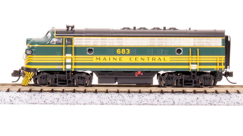 BLI 7723 EMD F3 AB, MEC 683/671B, Green & Gold, A-unit Paragon4 Sound/DC/DCC, Unpowered B, N