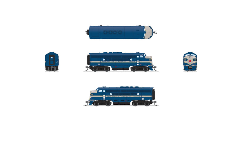 BLI 9062 EMD F3A, MP 523, Eagle Scheme, No-Sound / DCC-Ready, N