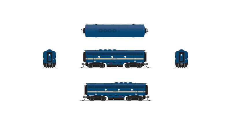 BLI 9063 EMD F3B, MP 518B, Eagle Scheme, No-Sound / DCC-Ready, N