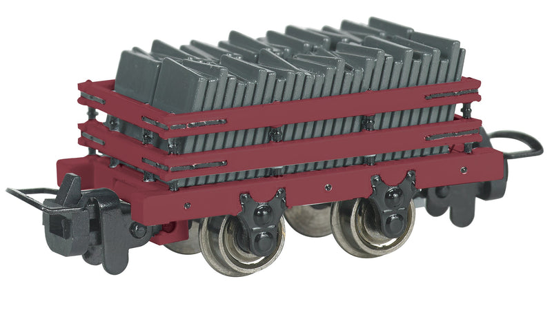 Bachmann HO 77317 Narrow Gauge Slate Wagon with Load, Red Thomas & Friends