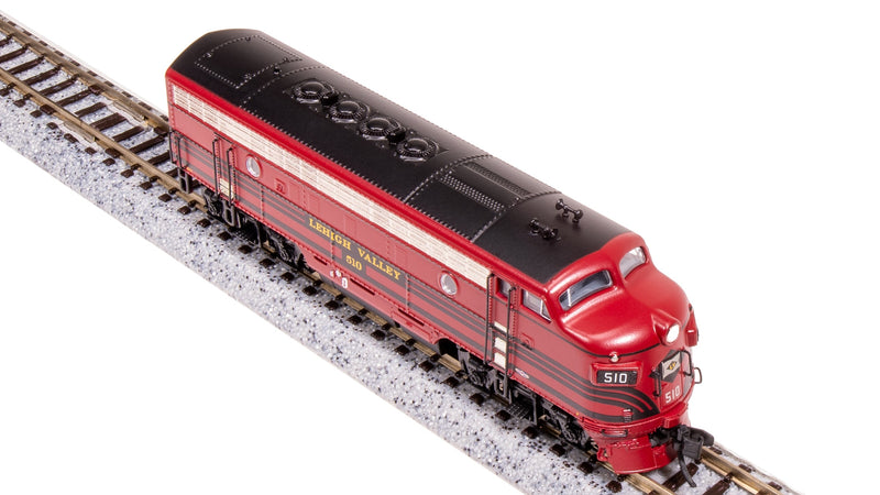 BLI 9058 EMD F3A, LV 512, Cornell Red w/ Black Stripes, No-Sound / DCC-Ready, N