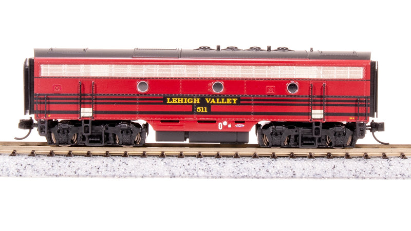 BLI 9059 EMD F3B, LV 513, Cornell Red w/ Black Stripes, No-Sound / DCC-Ready, N