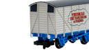 Bachmann Trains HO 77420 Thomas & Friends, 12-Ton Van, 80th Anniversary (Retro Logo; white, blue, red)