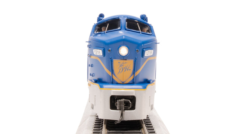 BLI 7744 RF-16 Sharknose A, D&H 1205, Blue Warbonnet, Paragon4 Sound/DC/DCC, HO