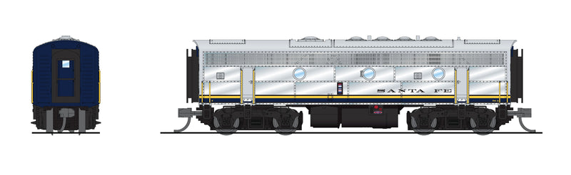 BLI 9073 EMD F7B, ATSF 351A, Bluebonnet, No-Sound / DCC-Ready, N