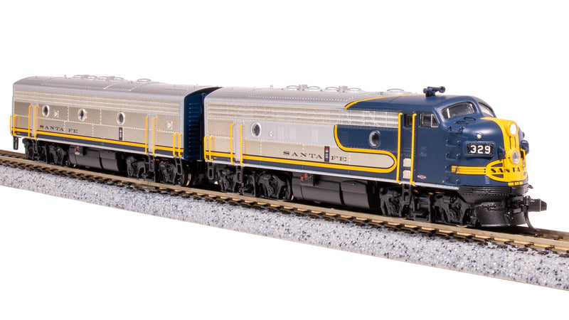 BLI 7750 EMD F7 AB, ATSF 329/341A, Bluebonnet, A-unit Paragon4 Sound/DC/DCC, Unpowered B, N