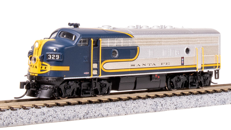 BLI 7750 EMD F7 AB, ATSF 329/341A, Bluebonnet, A-unit Paragon4 Sound/DC/DCC, Unpowered B, N