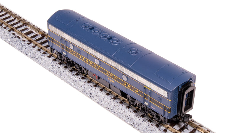 BLI 7751 EMD F7 AB, B&O 4495/5448, Blue/Black/Gold, A-unit Paragon4 Sound/DC/DCC, Unpowered B, N