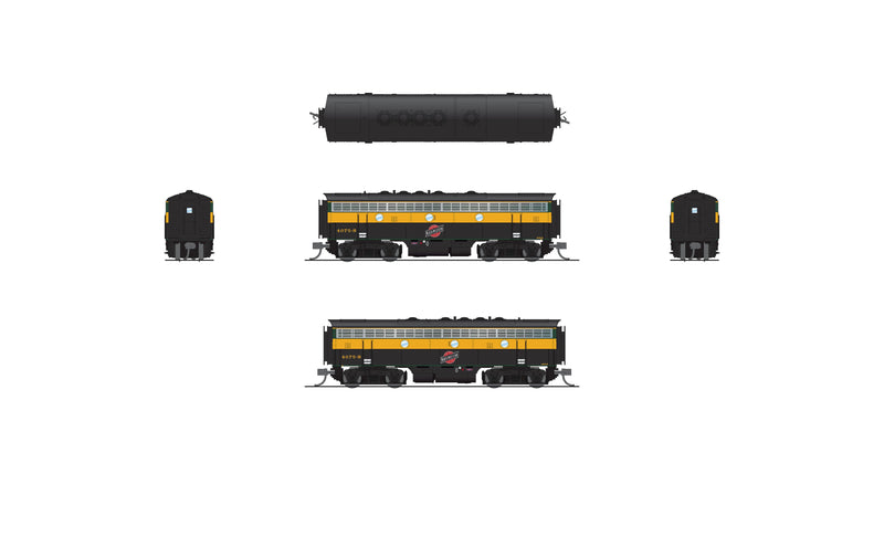 BLI 9077 EMD F7B, CNW 4075B, As-Delivered, No-Sound / DCC-Ready, N