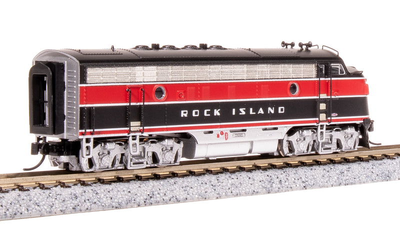 BLI 9078 EMD F7A, CRIP 103, Red/Black w/ Aluminum Trucks, No-Sound / DCC-Ready, N