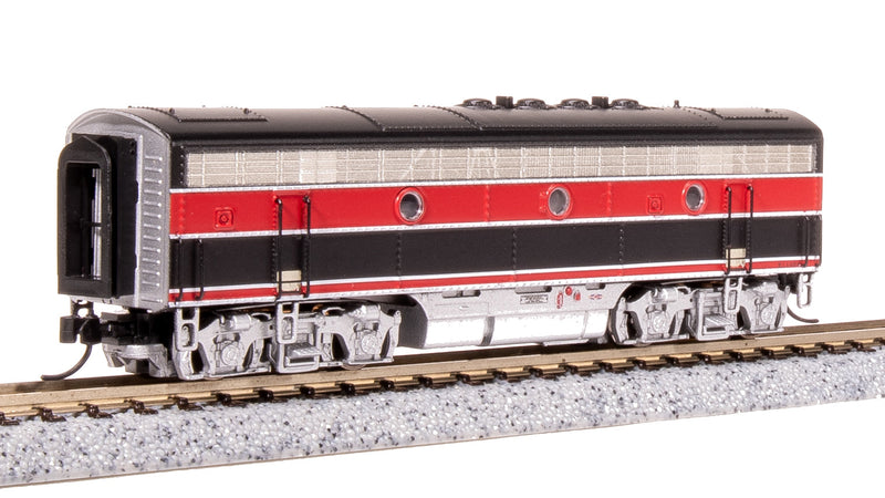 BLI 9079 EMD F7B, CRIP 105B, Red/Black w/ Aluminum Trucks, No-Sound / DCC-Ready, N