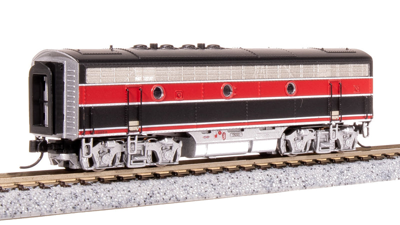 BLI 9079 EMD F7B, CRIP 105B, Red/Black w/ Aluminum Trucks, No-Sound / DCC-Ready, N