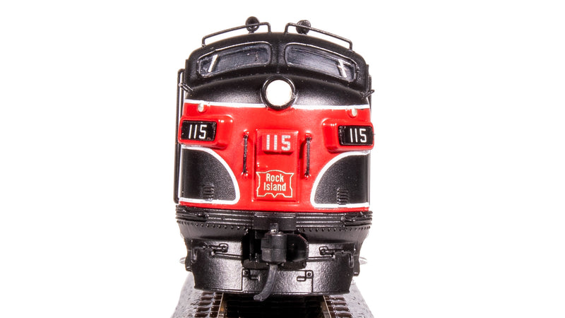 BLI 7753 EMD F7 AB, CRIP 103/105B, Red/Black w/ Aluminum Trucks, A-unit Paragon4 Sound/DC/DCC, Unpowered B, N