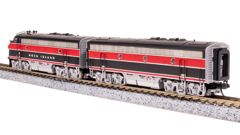 BLI 7753 EMD F7 AB, CRIP 103/105B, Red/Black w/ Aluminum Trucks, A-unit Paragon4 Sound/DC/DCC, Unpowered B, N