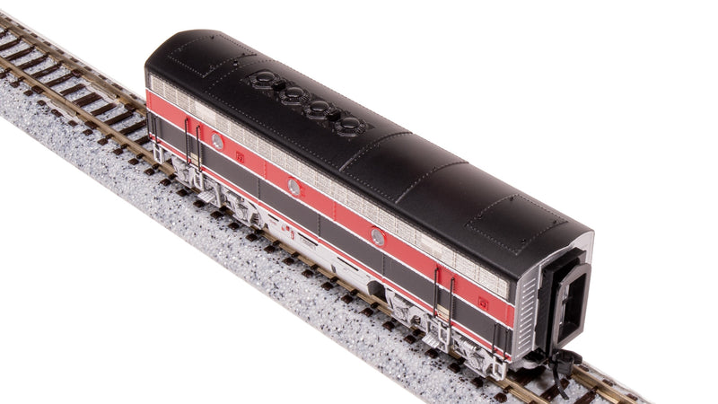 BLI 9079 EMD F7B, CRIP 105B, Red/Black w/ Aluminum Trucks, No-Sound / DCC-Ready, N