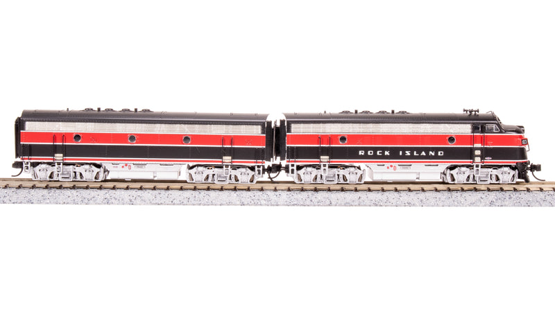 BLI 7753 EMD F7 AB, CRIP 103/105B, Red/Black w/ Aluminum Trucks, A-unit Paragon4 Sound/DC/DCC, Unpowered B, N