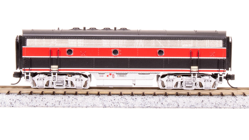 BLI 9079 EMD F7B, CRIP 105B, Red/Black w/ Aluminum Trucks, No-Sound / DCC-Ready, N