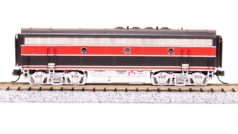 BLI 9079 EMD F7B, CRIP 105B, Red/Black w/ Aluminum Trucks, No-Sound / DCC-Ready, N