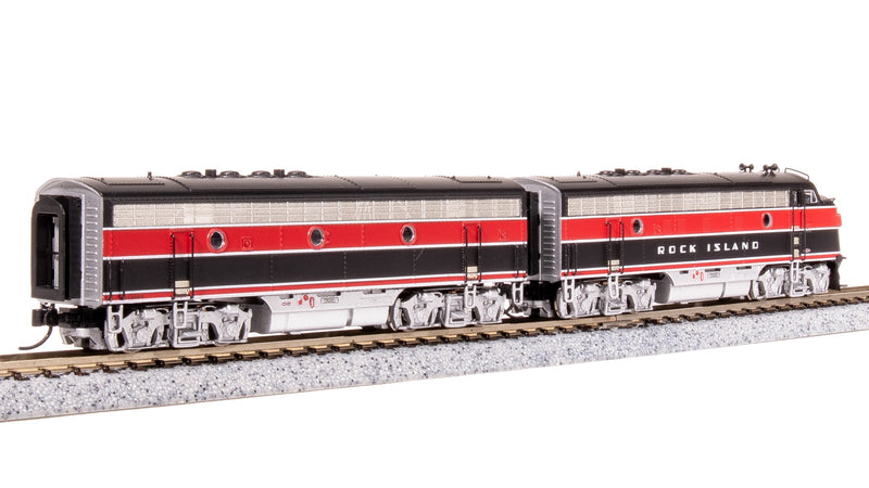 BLI 7753 EMD F7 AB, CRIP 103/105B, Red/Black w/ Aluminum Trucks, A-unit Paragon4 Sound/DC/DCC, Unpowered B, N