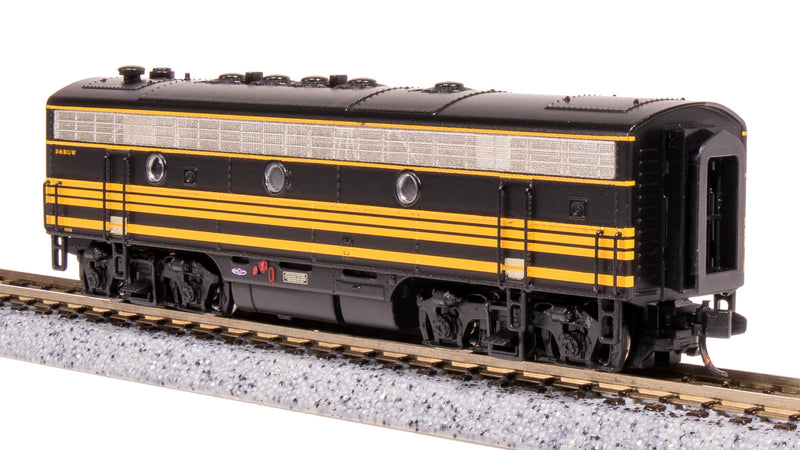 BLI 7754 EMD F7 AB, DRGW 5561/5562, Black 3-stripe, A-unit Paragon4 Sound/DC/DCC, Unpowered B, N