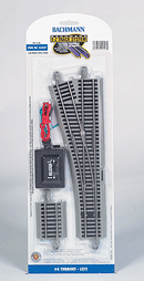 Bachmann Trains HO 44557 E-Z Track with Nickel Silver Rail & Gray Roadbed,