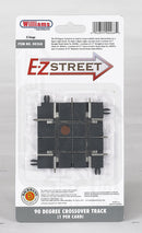 Bachmann Trains O 268 E-Z Street Track for Operating Vehicles & Trolleys, 90-Degree Crossing (4)