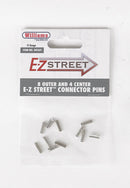 Bachmann Trains O 269 E-Z Street Track for Operating Vehicles & Trolleys, Replacement Pins (8 Outer & 4 Inner)