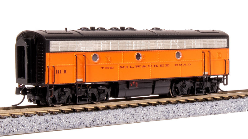 BLI 7755 EMD F7 AB, MILW 108A/111B, Orange & Black, A-unit Paragon4 Sound/DC/DCC, Unpowered B, N