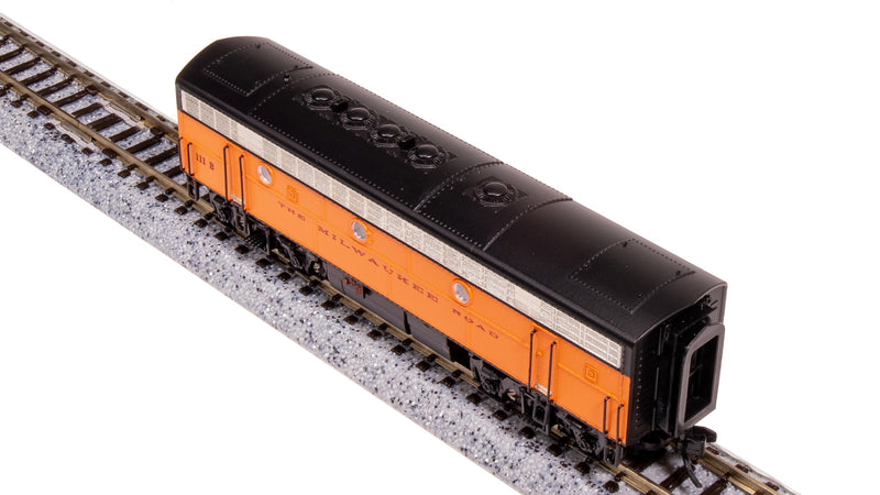 BLI 7755 EMD F7 AB, MILW 108A/111B, Orange & Black, A-unit Paragon4 Sound/DC/DCC, Unpowered B, N