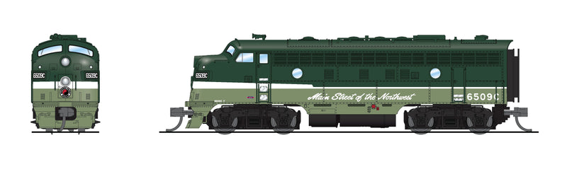 BLI 9084 EMD F7A, NP 6512A, Loewy NCL Scheme, No-Sound / DCC-Ready, N