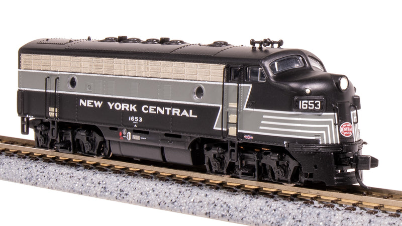 BLI 7757 EMD F7 AB, NYC 1653/2425, Full Lightning Stripes, A-unit Paragon4 Sound/DC/DCC, Unpowered B, N