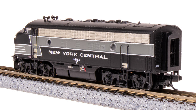 BLI 7757 EMD F7 AB, NYC 1653/2425, Full Lightning Stripes, A-unit Paragon4 Sound/DC/DCC, Unpowered B, N