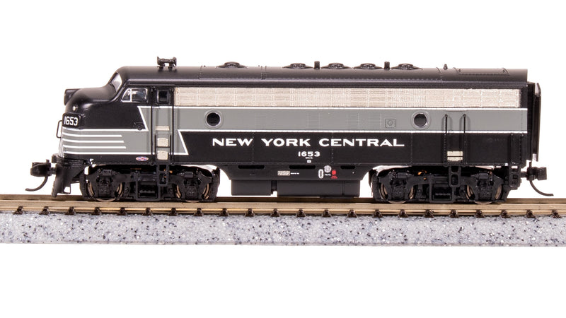 BLI 7757 EMD F7 AB, NYC 1653/2425, Full Lightning Stripes, A-unit Paragon4 Sound/DC/DCC, Unpowered B, N