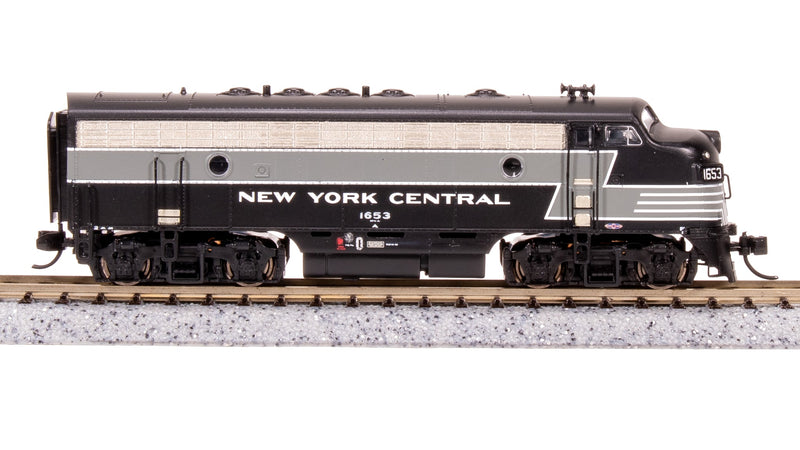 BLI 7757 EMD F7 AB, NYC 1653/2425, Full Lightning Stripes, A-unit Paragon4 Sound/DC/DCC, Unpowered B, N