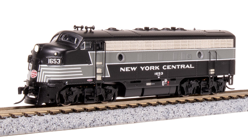 BLI 7757 EMD F7 AB, NYC 1653/2425, Full Lightning Stripes, A-unit Paragon4 Sound/DC/DCC, Unpowered B, N