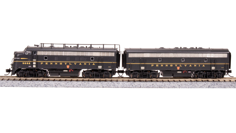 BLI 7758 EMD F7 AB, PRR 9692A/9555B, DGLE Single Stripe, A-unit Paragon4 Sound/DC/DCC, Unpowered B, N