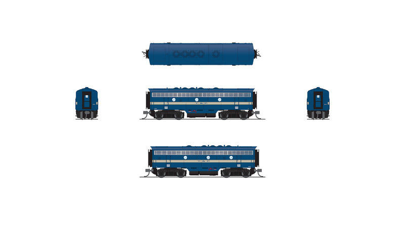 BLI 7761 EMD F7 AB, T&P 1526/1517B, Eagle Scheme, A-unit Paragon4 Sound/DC/DCC, Unpowered B, N