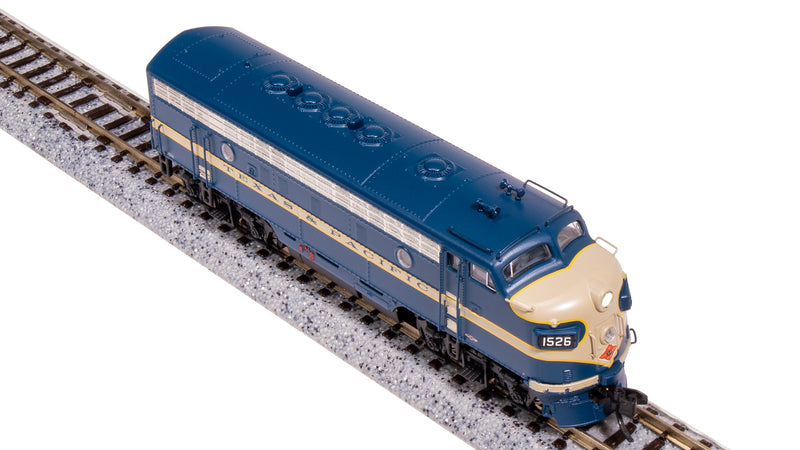 BLI 7761 EMD F7 AB, T&P 1526/1517B, Eagle Scheme, A-unit Paragon4 Sound/DC/DCC, Unpowered B, N