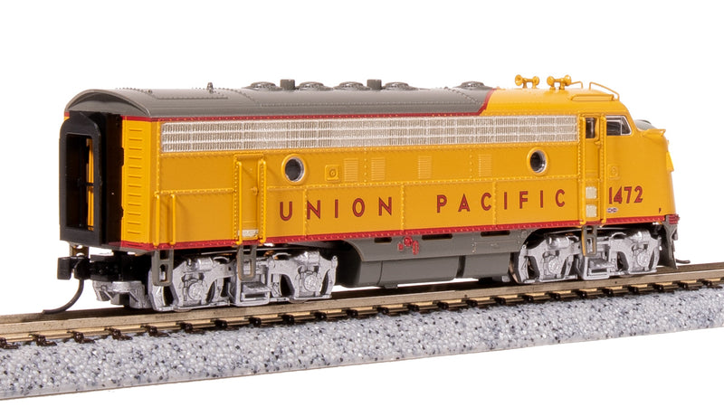 BLI 7762 EMD F7 AB, UP 1472/1472C, Yellow & Gray, A-unit Paragon4 Sound/DC/DCC, Unpowered B, N