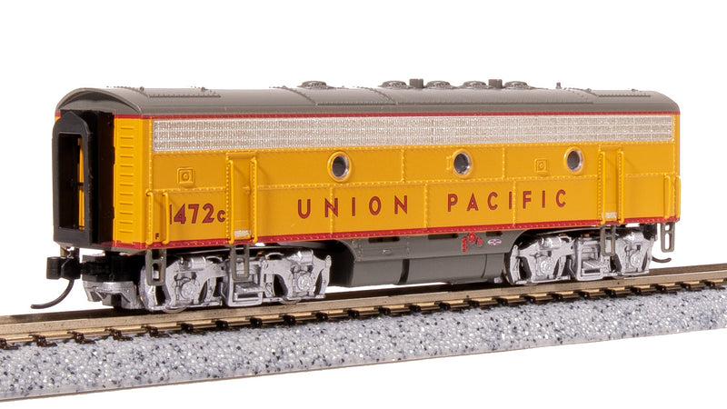 BLI 7762 EMD F7 AB, UP 1472/1472C, Yellow & Gray, A-unit Paragon4 Sound/DC/DCC, Unpowered B, N