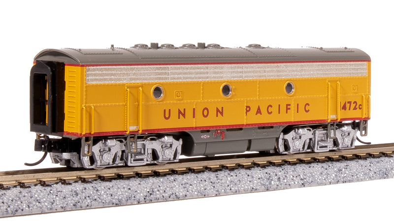 BLI 7762 EMD F7 AB, UP 1472/1472C, Yellow & Gray, A-unit Paragon4 Sound/DC/DCC, Unpowered B, N