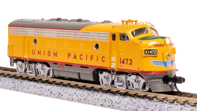 BLI 7762 EMD F7 AB, UP 1472/1472C, Yellow & Gray, A-unit Paragon4 Sound/DC/DCC, Unpowered B, N