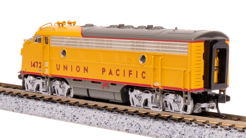 BLI 7762 EMD F7 AB, UP 1472/1472C, Yellow & Gray, A-unit Paragon4 Sound/DC/DCC, Unpowered B, N