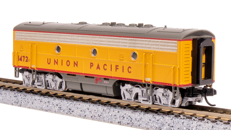 BLI 7762 EMD F7 AB, UP 1472/1472C, Yellow & Gray, A-unit Paragon4 Sound/DC/DCC, Unpowered B, N