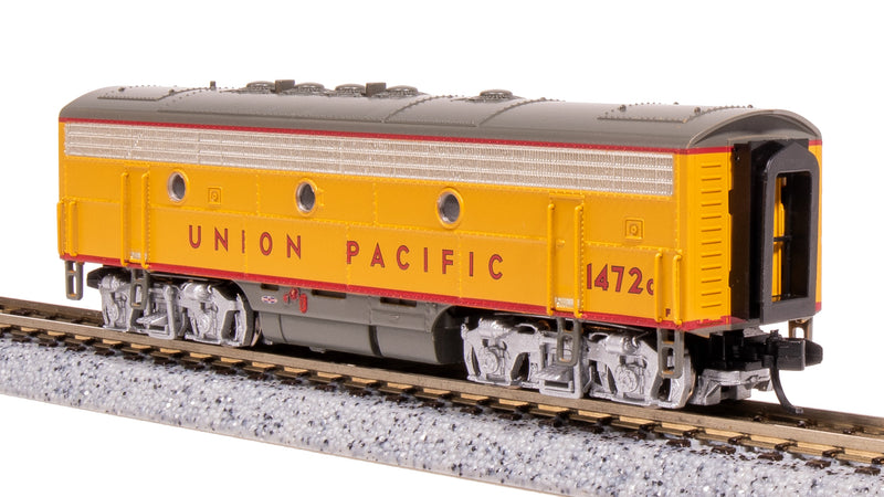 BLI 7762 EMD F7 AB, UP 1472/1472C, Yellow & Gray, A-unit Paragon4 Sound/DC/DCC, Unpowered B, N