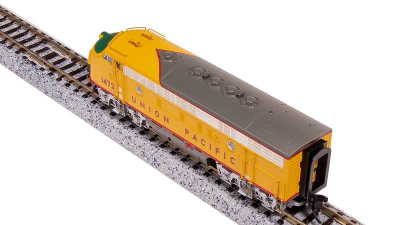 BLI 7762 EMD F7 AB, UP 1472/1472C, Yellow & Gray, A-unit Paragon4 Sound/DC/DCC, Unpowered B, N