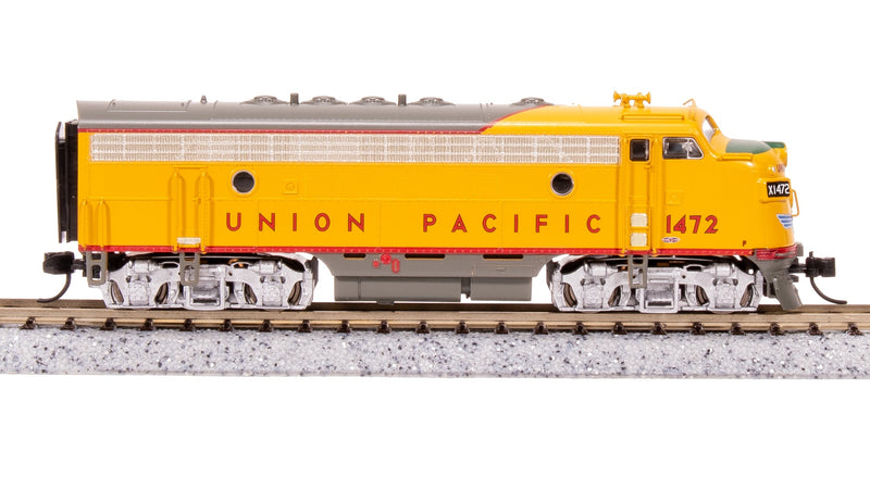 BLI 7762 EMD F7 AB, UP 1472/1472C, Yellow & Gray, A-unit Paragon4 Sound/DC/DCC, Unpowered B, N