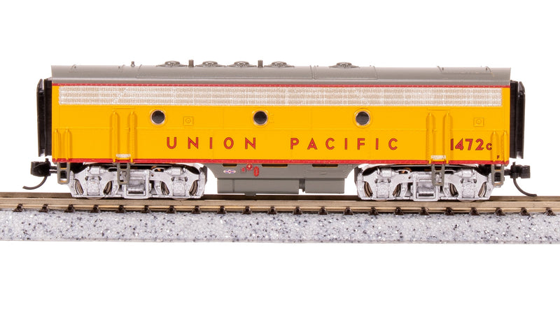 BLI 7762 EMD F7 AB, UP 1472/1472C, Yellow & Gray, A-unit Paragon4 Sound/DC/DCC, Unpowered B, N